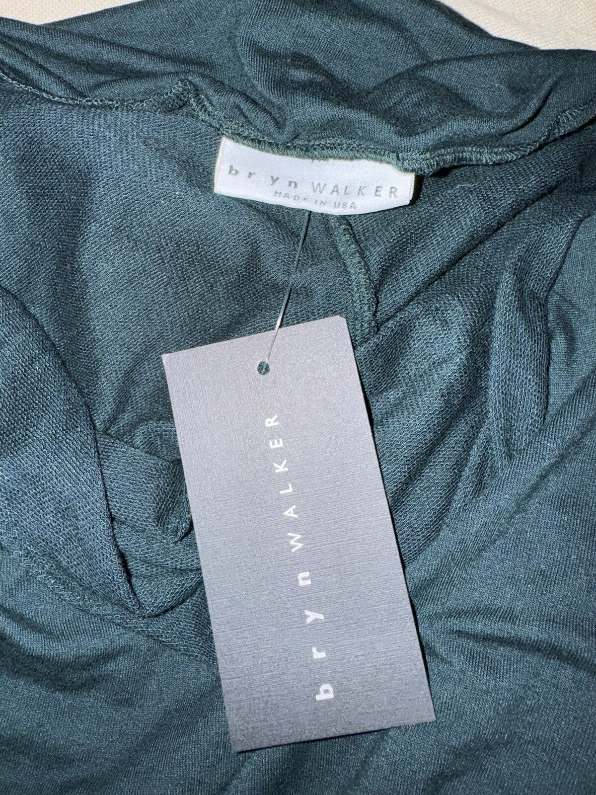 Bryn Walker Forest Green Dolman Sleeve Tunic Top XL Oversized  MSRP $178 Bryn Walker