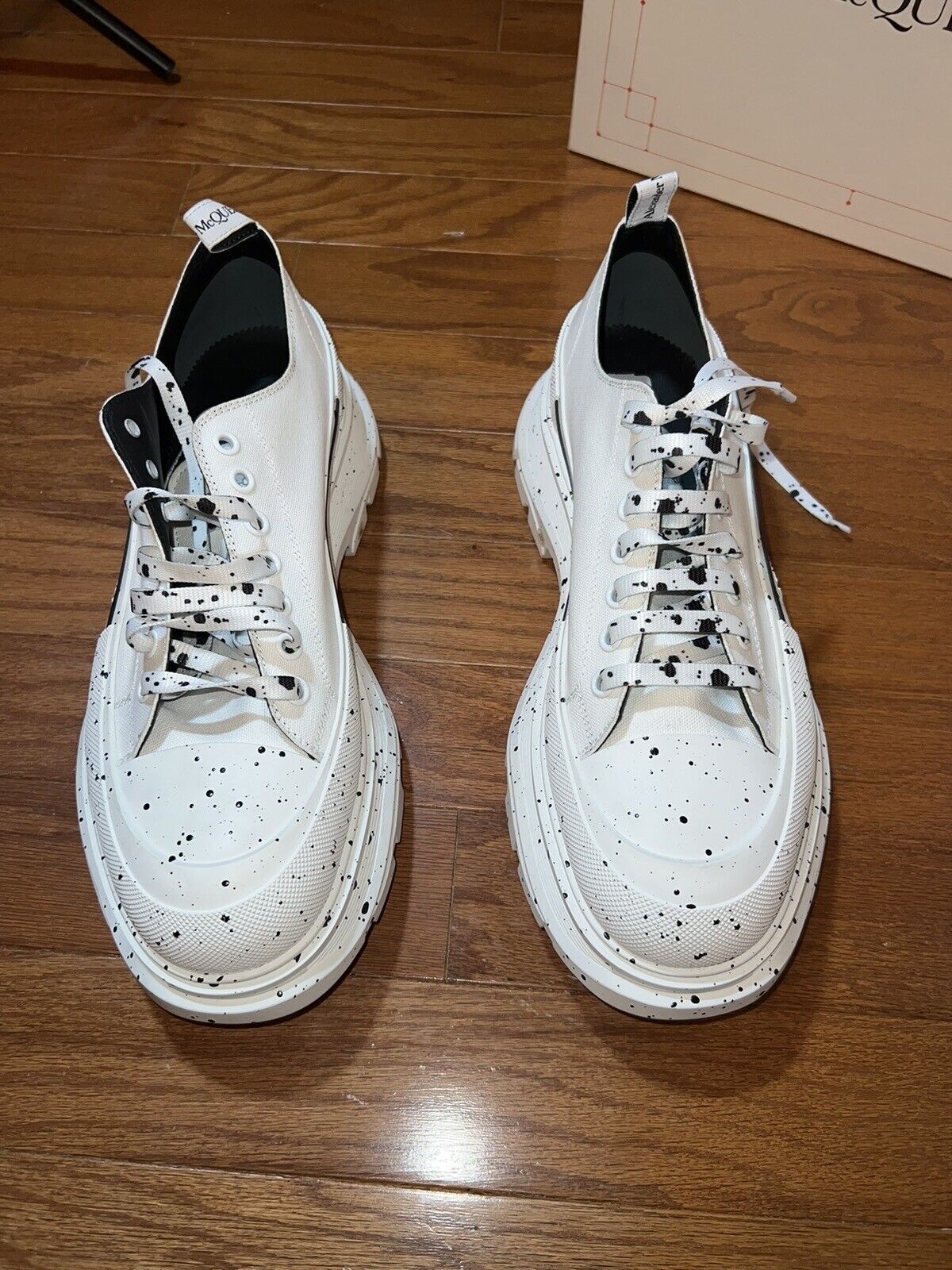 Alexander McQueen Tread Slick Speckled Sneakers  Retail $720 sz 49 US 16 4