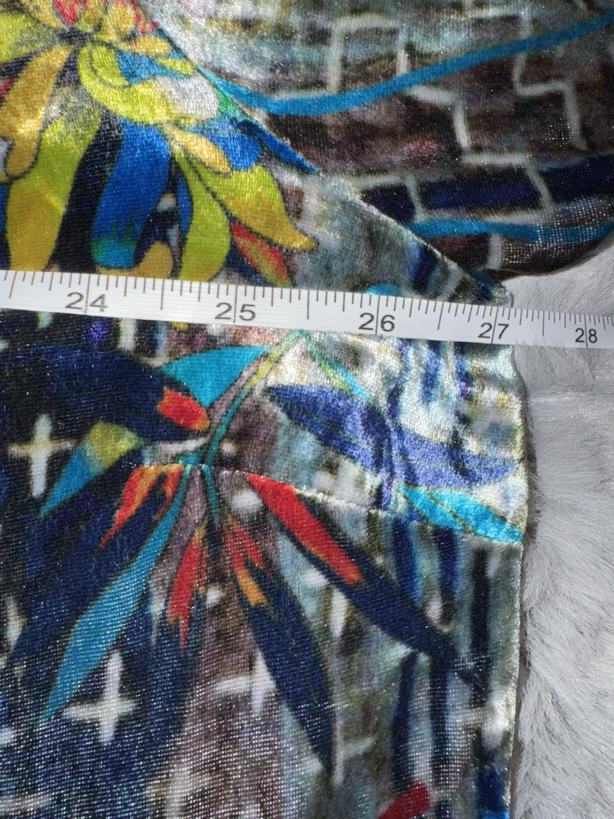 Johnny Was XXL Plus Velvet & Silk Kimono Wrap Jacket Cardigan Duster Floral Johnny Was