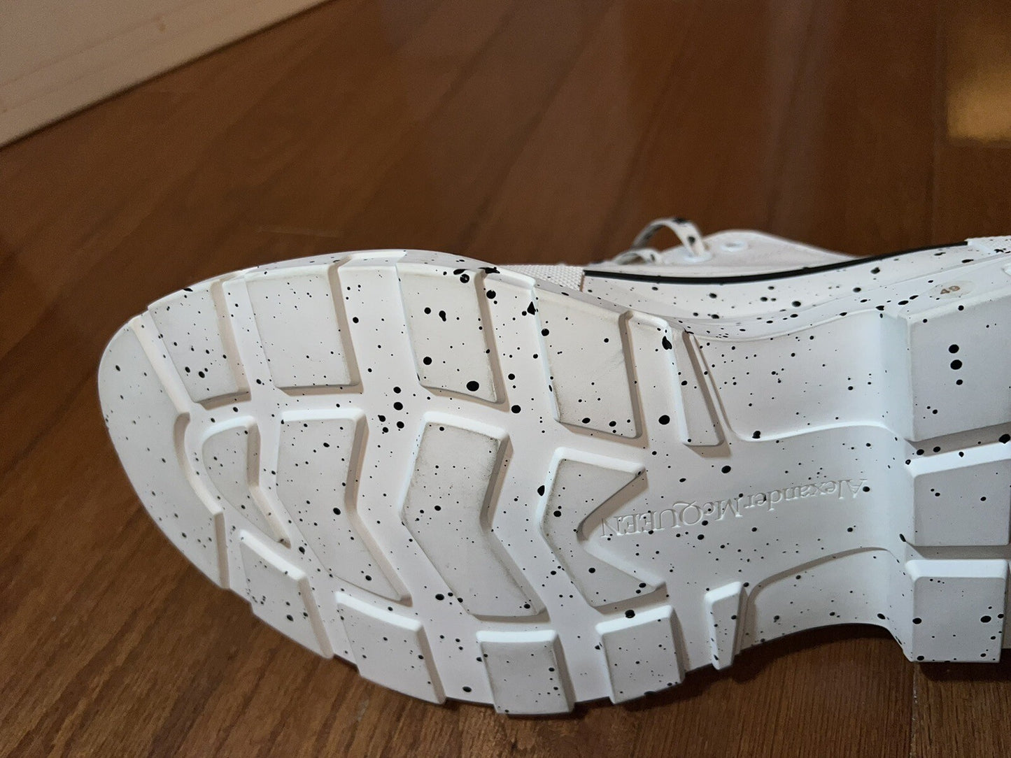 Alexander McQueen Tread Slick Speckled Sneakers  Retail $720 sz 49 US 16 5 Alexander McQueen