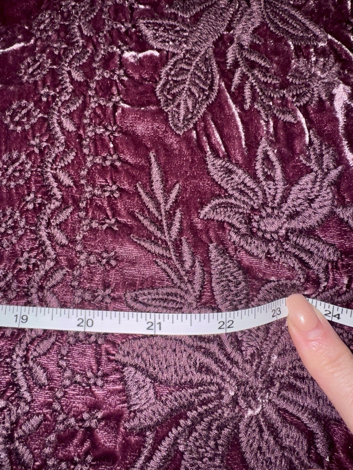 Johnny Was XL Velvet Purple Plum Poncho Top Tunic Embroidered Bohemian Johnny Was