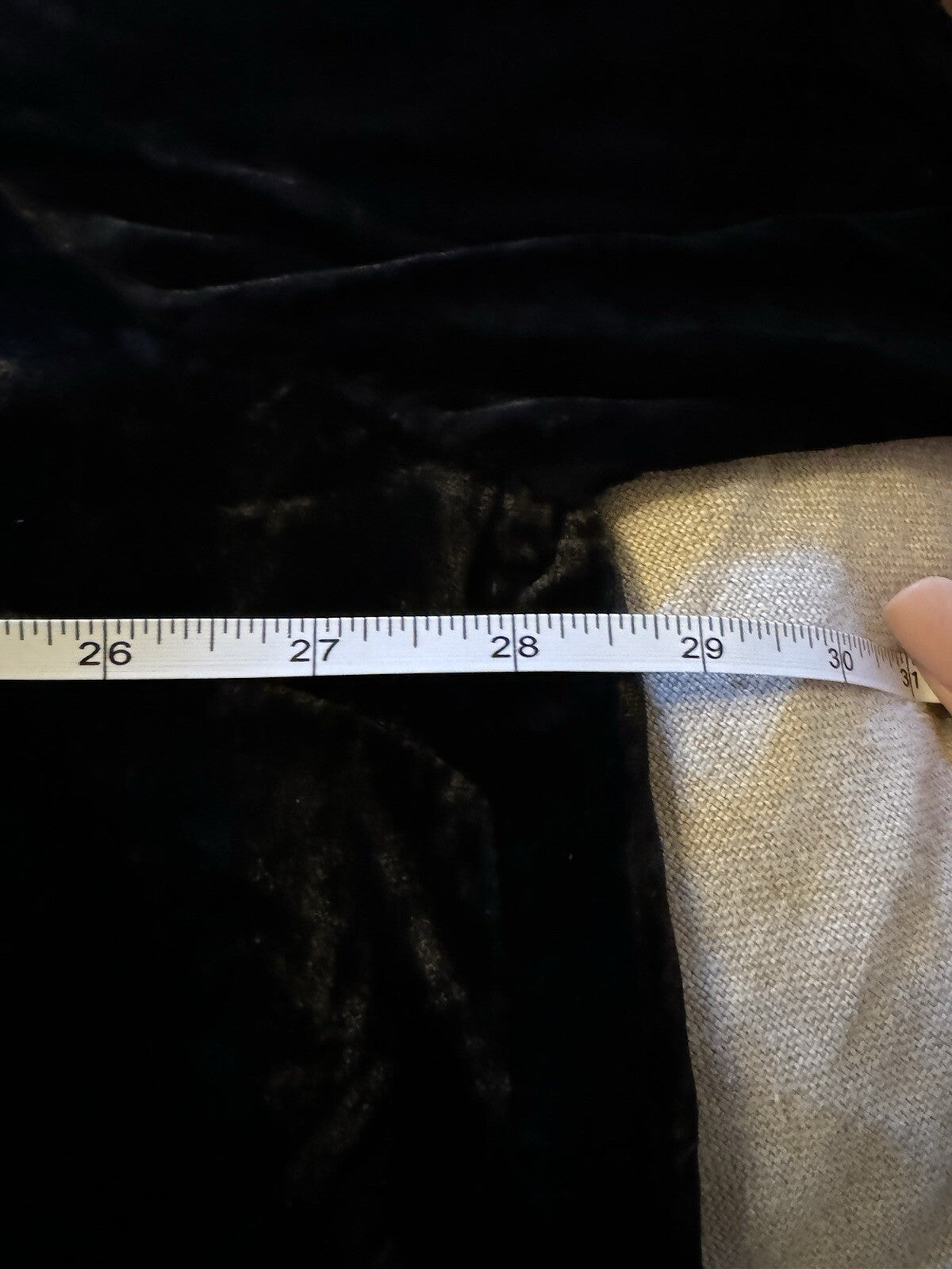 Johnny Was 3X 3XL Plus Black & Gold Velvet Kimono Shift Mini Dress Tunic Top Johnny Was