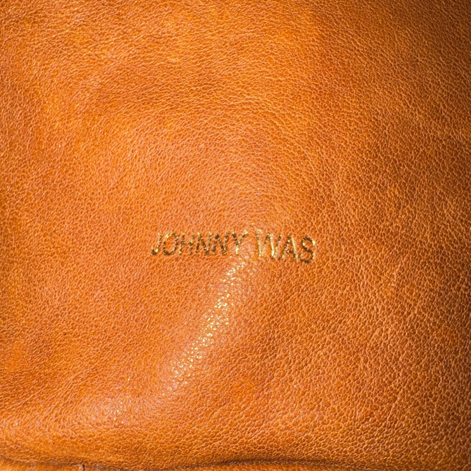 Johnny Was Brown Leather & Fringe Bucket Bag Purse Hobo Shoulder Tote Johnny Was