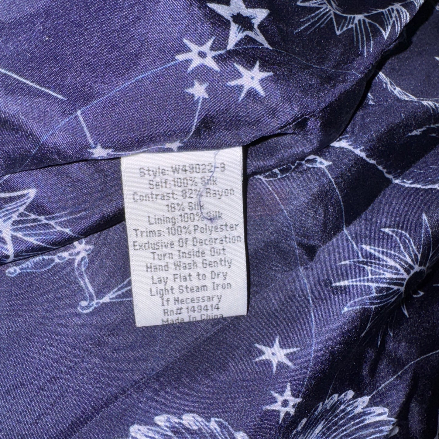 Johnny Was XL Velvet & Silk Lined Long Kimono Duster Wrap Jacket Coat Pocket Johnny Was