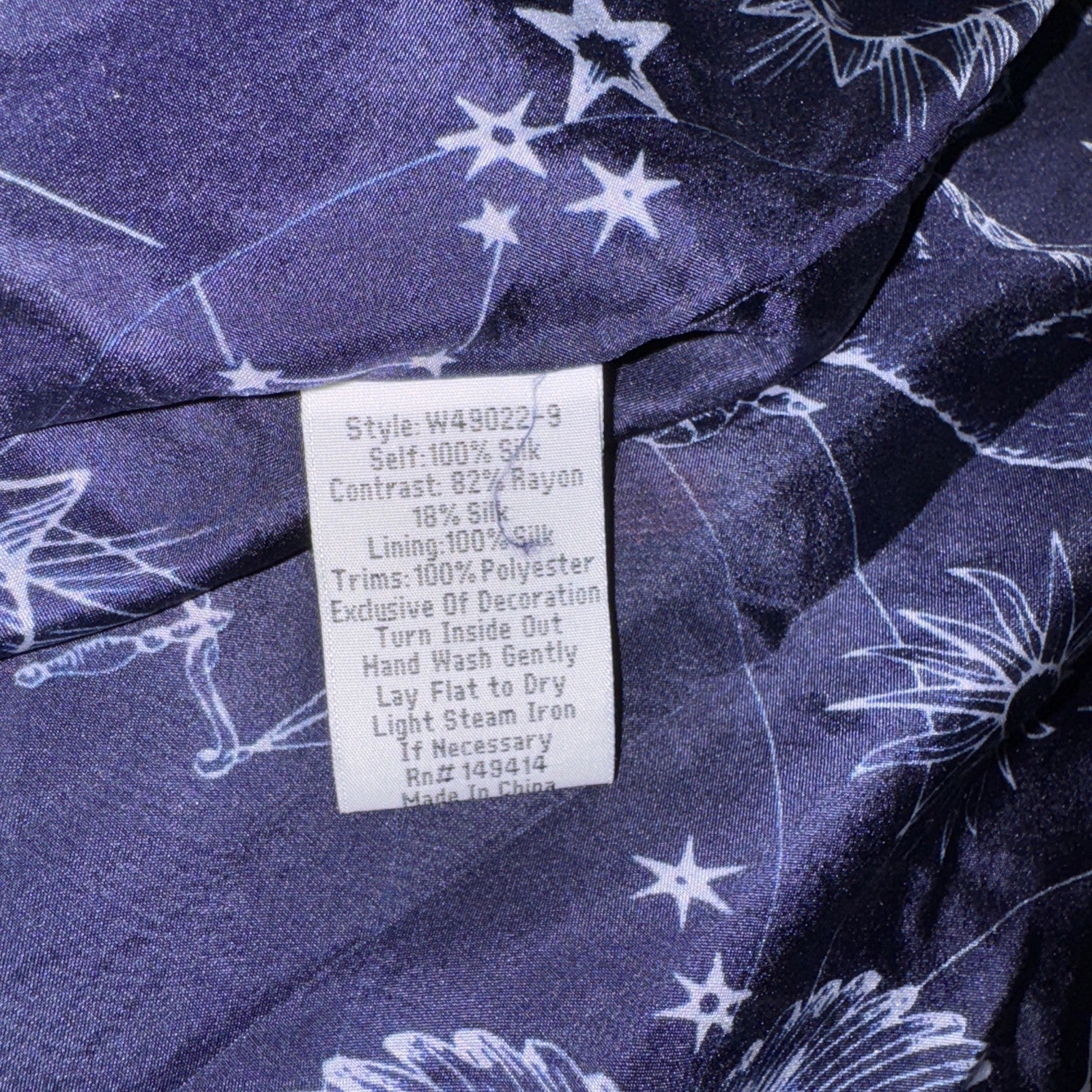 Johnny Was XL Velvet & Silk Lined Long Kimono Duster Wrap Jacket Coat Pocket Johnny Was