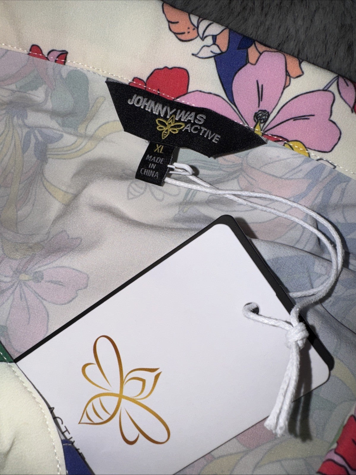 JOHNNY WAS XL Jacket Windbreaker Coat Lightweight Tennis Sports Workout Wear Johnny Was