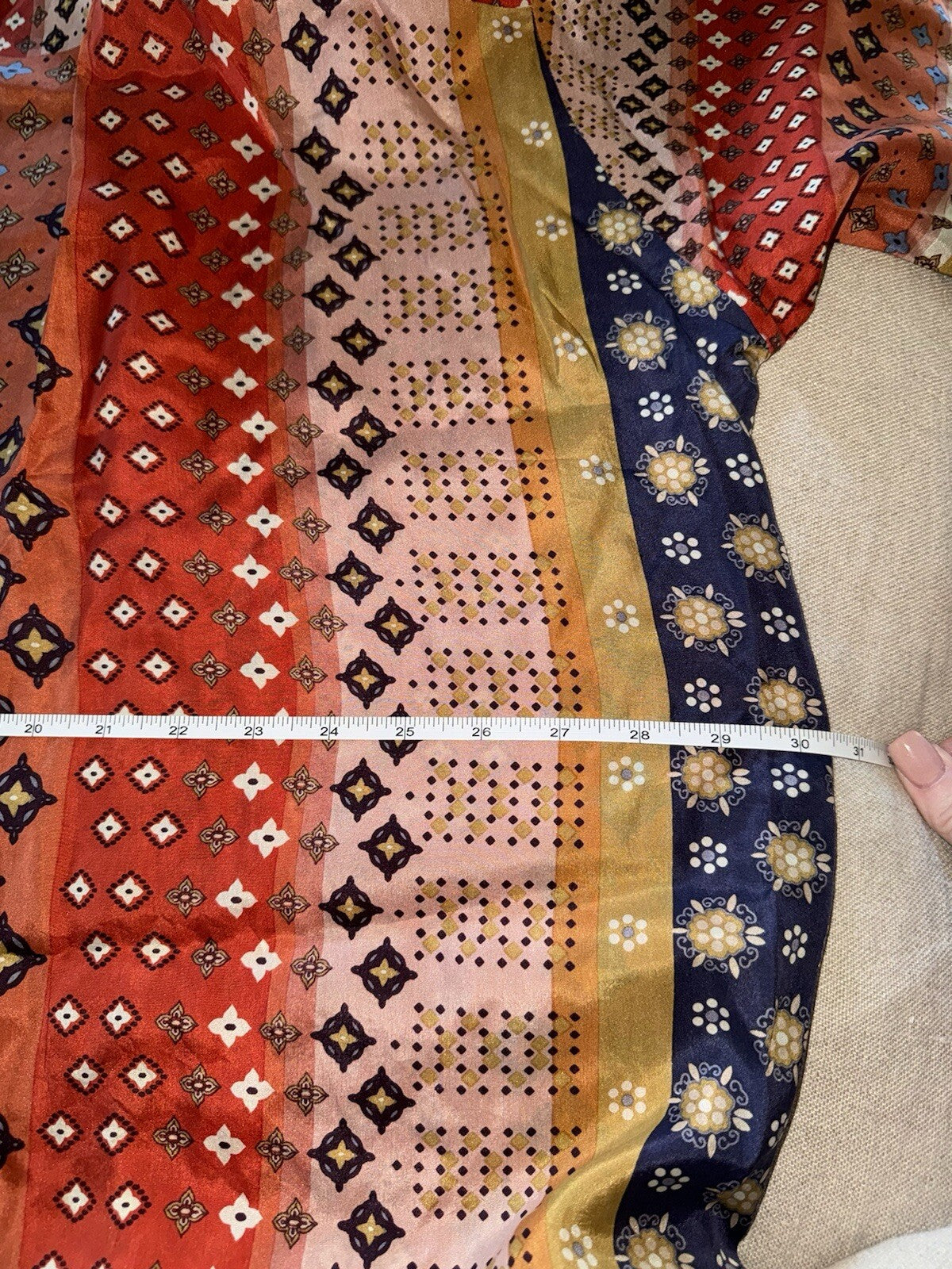 Johnny Was 3X 3XL 100% Silk Tunic Top Button Up Blouse Shirt Lightweight Cool Johnny Was