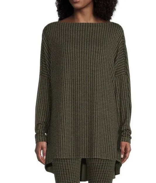 Bryn Walker Dimitri Nocola Houndstooth Tunic Sz XL  MSRp $179 Bryn Walker