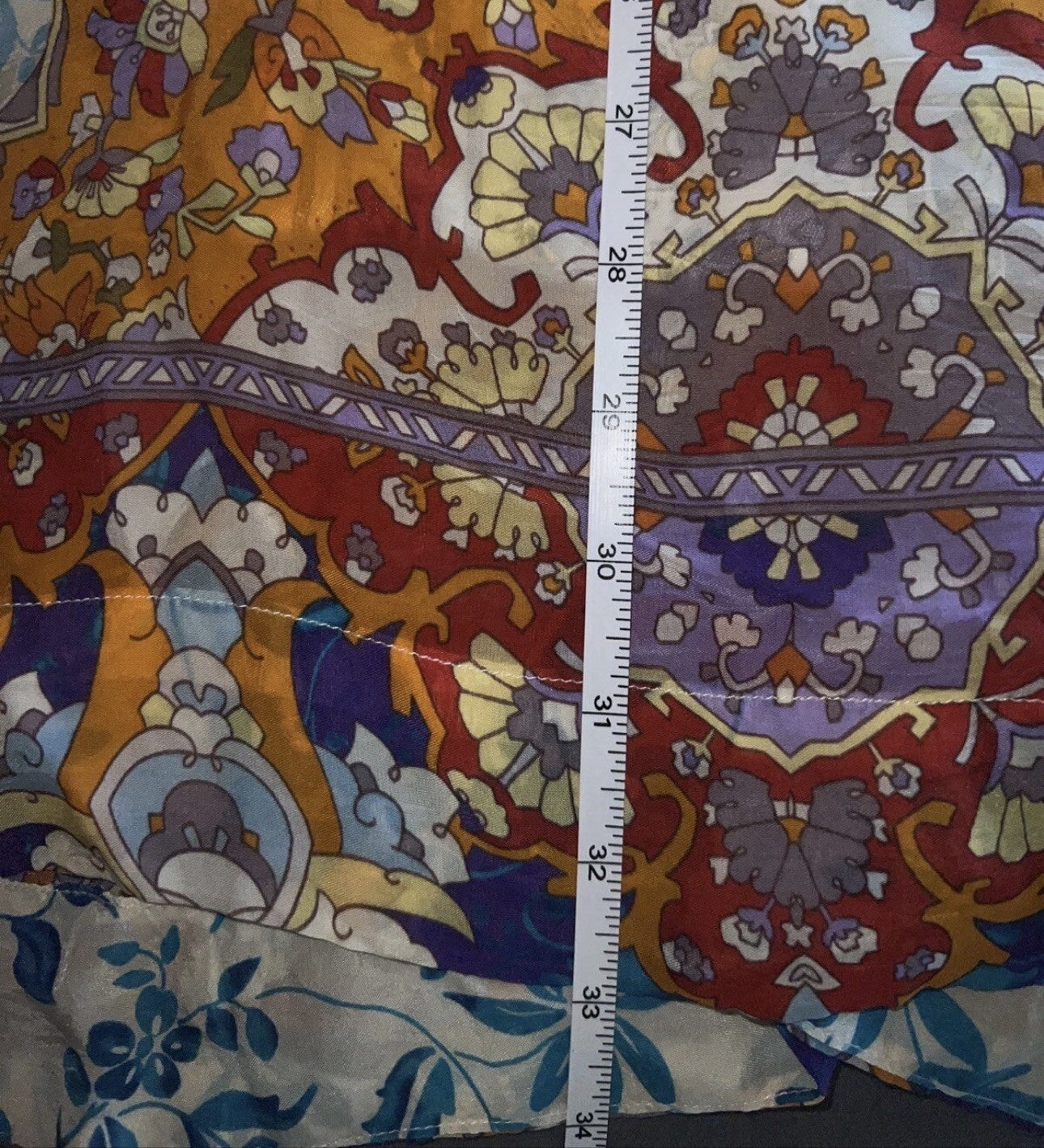 Johnny Was L Large 100% Silk Kimono Lightweight Cool Jacket Wrap Cardigan BOHO Johnny Was