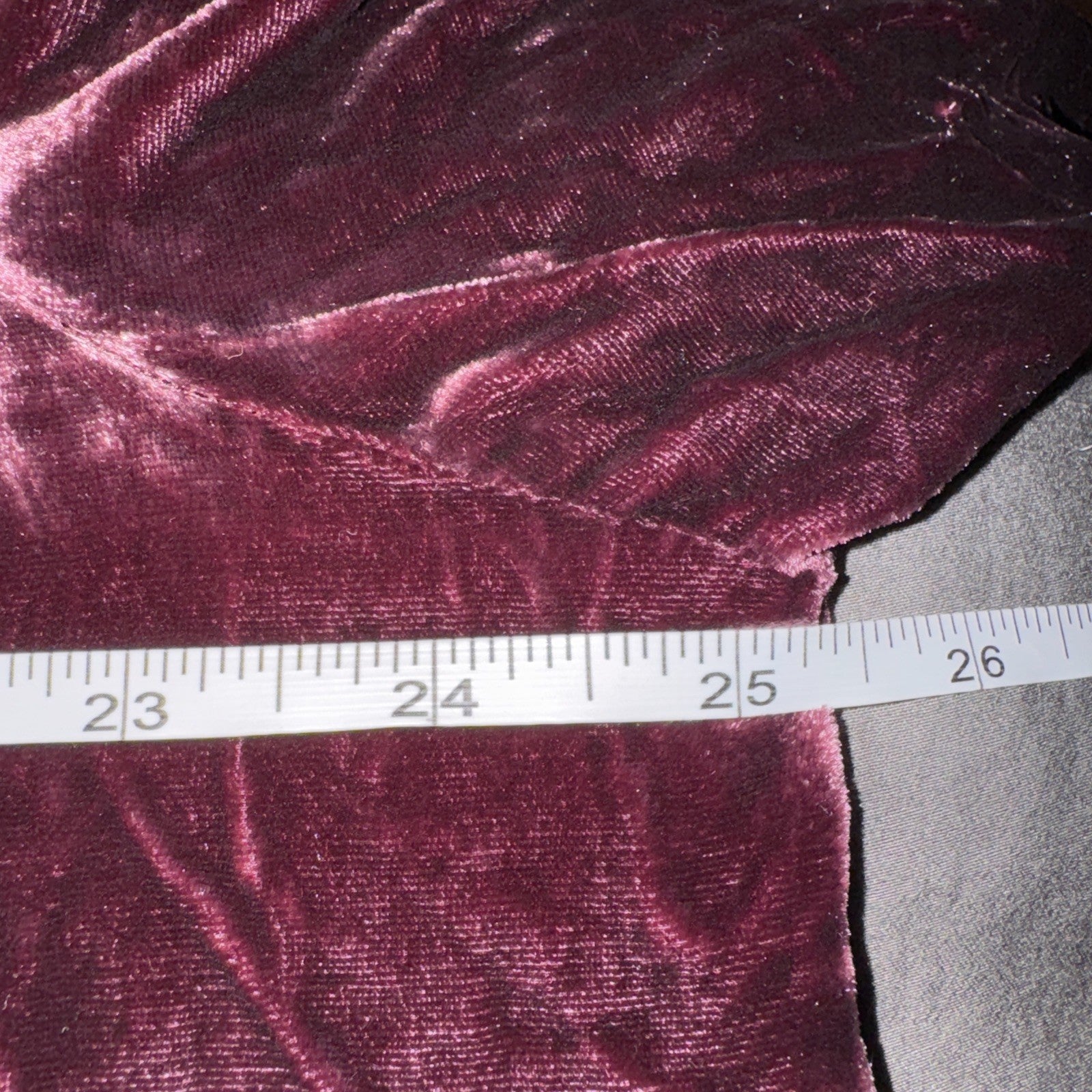 Johnny Was XL Wine Velvet Peasant Blouse Embroidered Tunic Top Kimono Sleeve Johnny Was