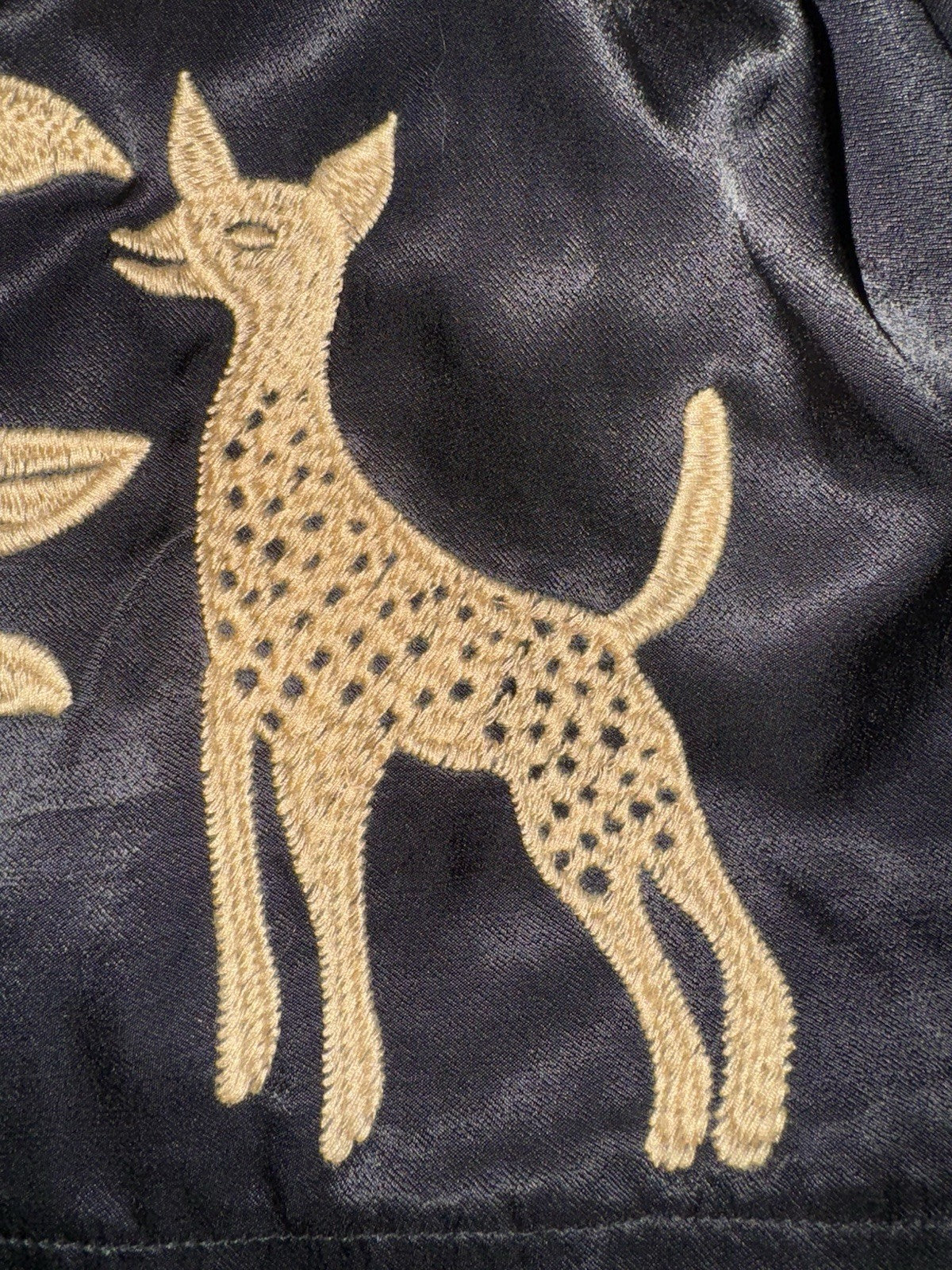 Johnny Was L Black & Gold Long Kimono Duster Embroidered Jacket Coat Wrap Johnny Was