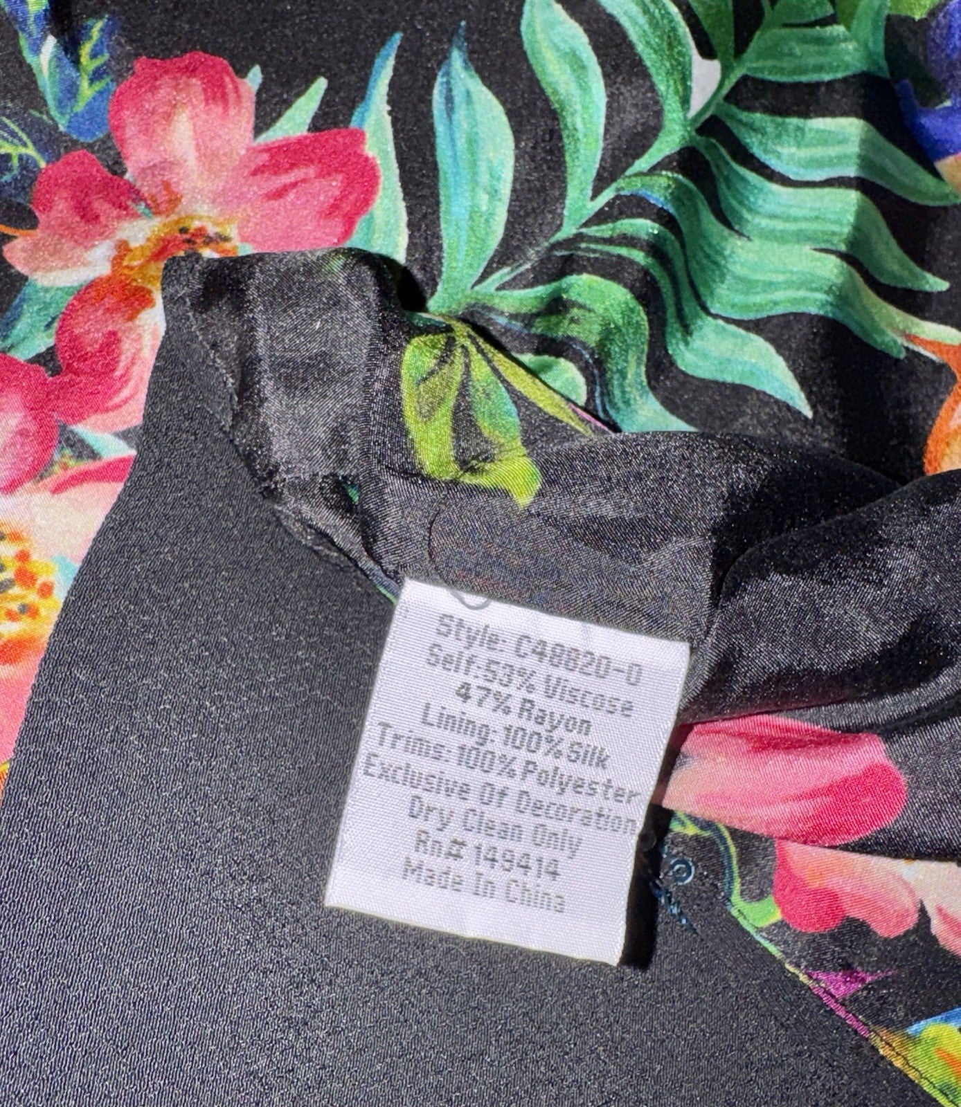 Johnny Was XXL Plus Black Kimono Jacket Coat Sequins Sequin $528 Retail LUXE Johnny Was