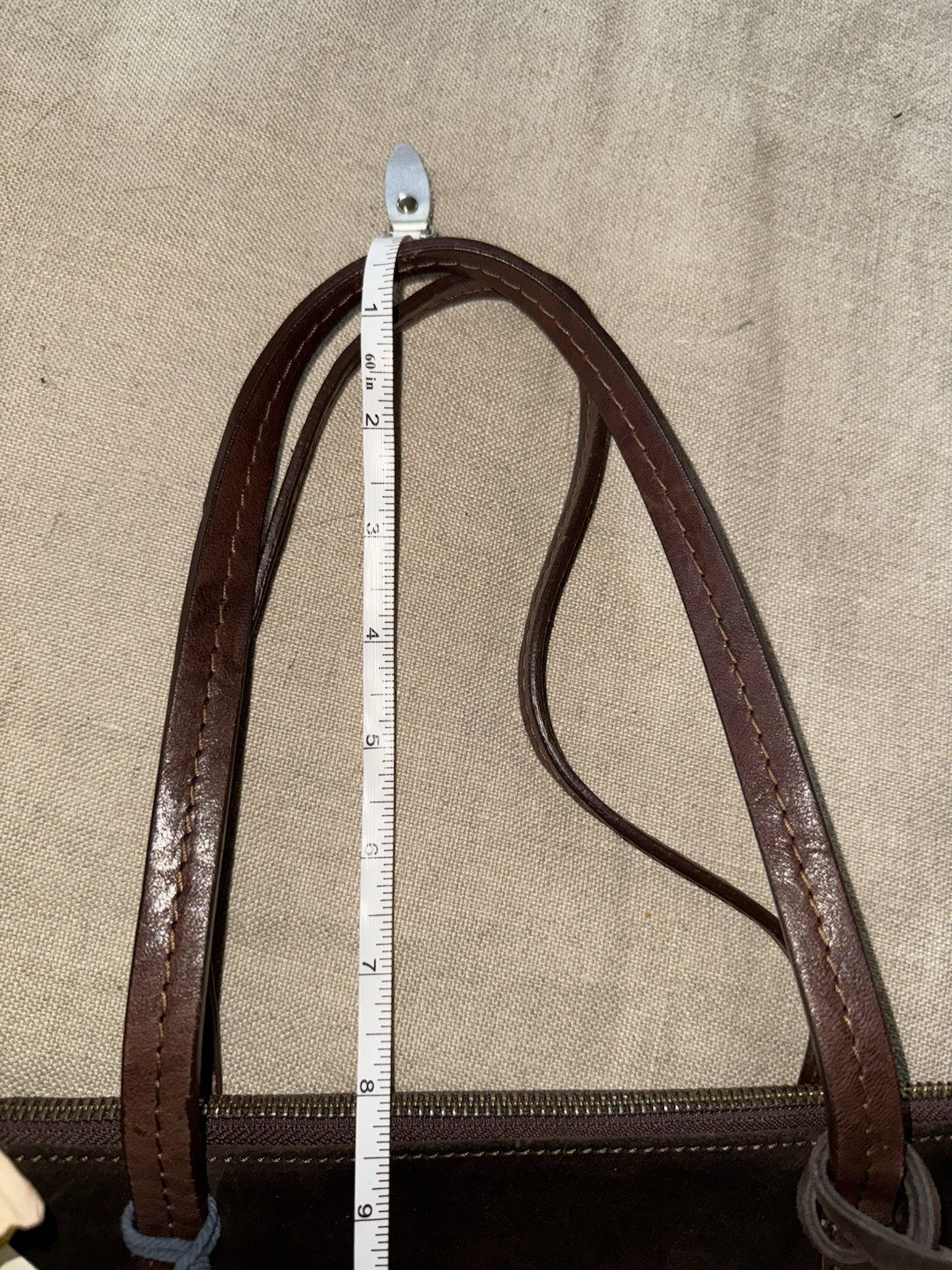 Johnny Was Dark Chocolate Brown Leather & Suede Bag Purse Tote Hobo Tassels Johnny Was