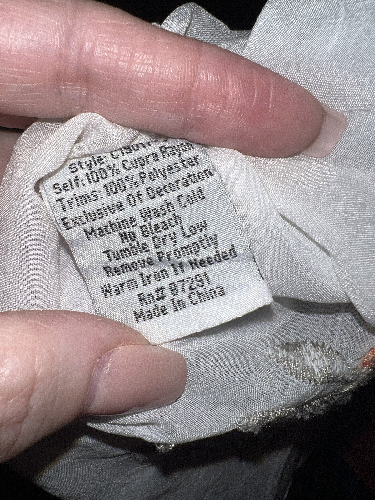 Johnny Was L Silky White Button Up Cool Embroidered Peasant Blouse Top Tunic Johnny Was