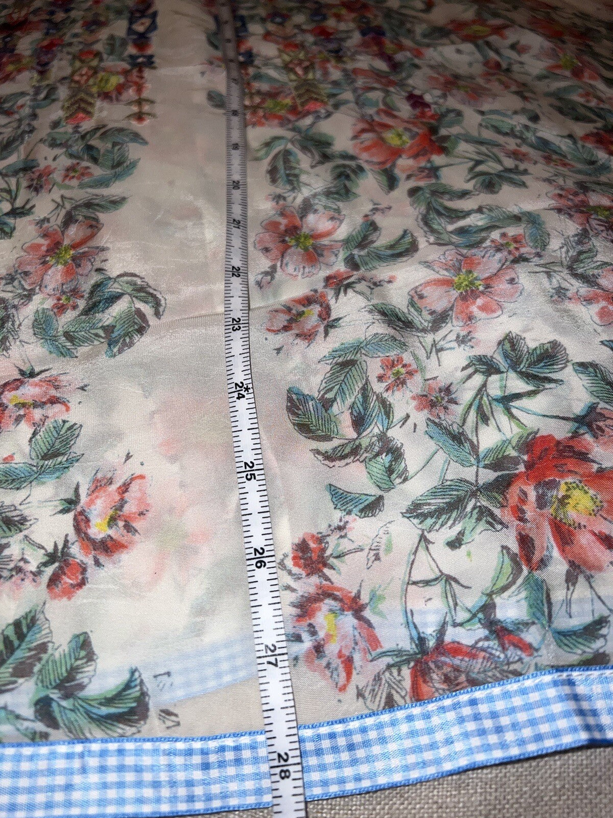 Johnny Was Sz XL Silky Soft White Tunic Top Embroidered Floral Johnny Was