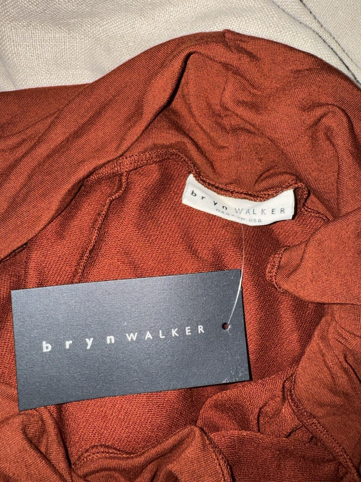 Bryn Walker Burnt Orange Rust Dolman Sleeve Tunic Top XL 1X MSRP $190 Bryn Walker