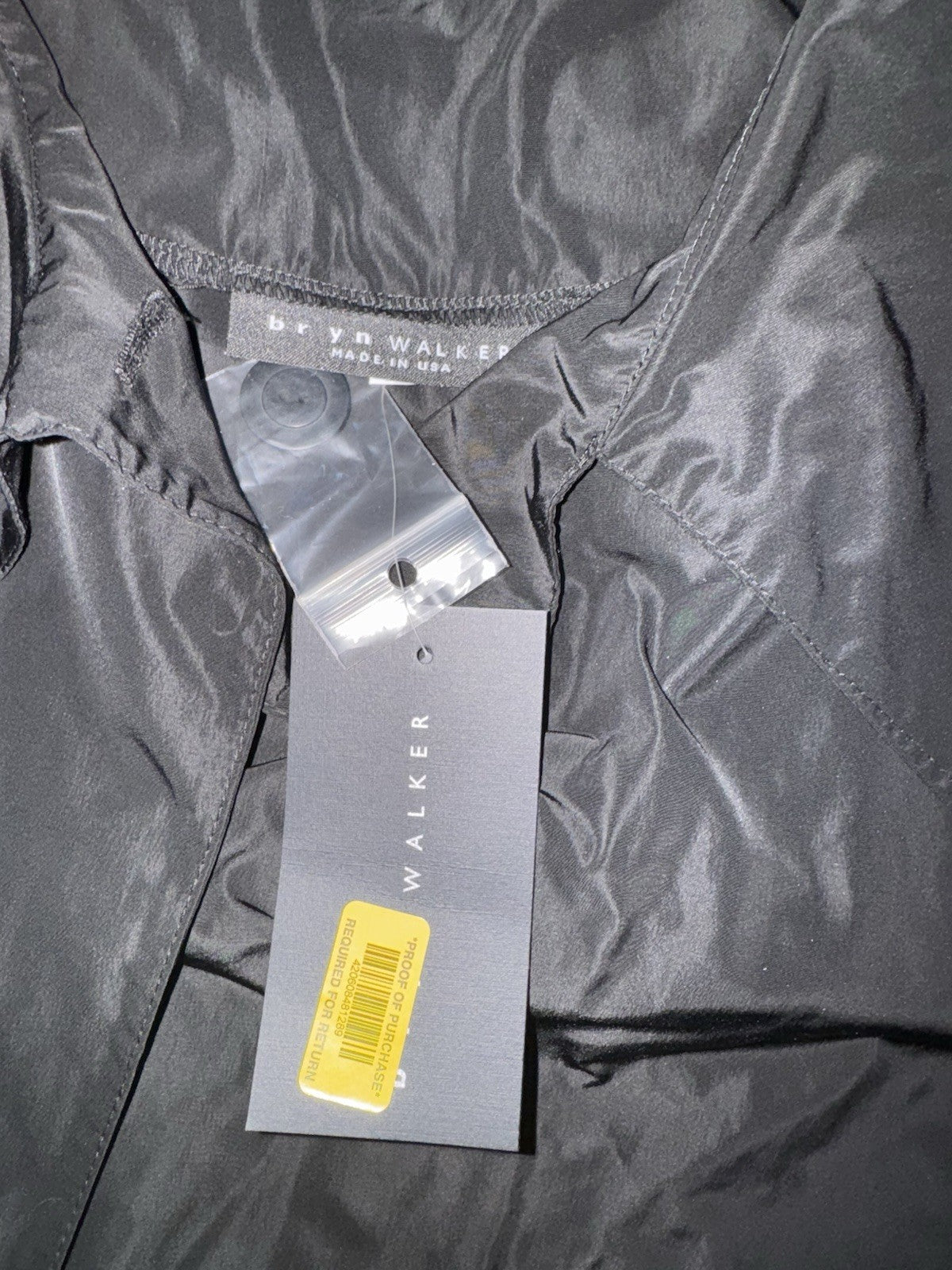 Bryn Walker Xl Black Jacket Assemetrical Collar New With Tags Bryn Walker