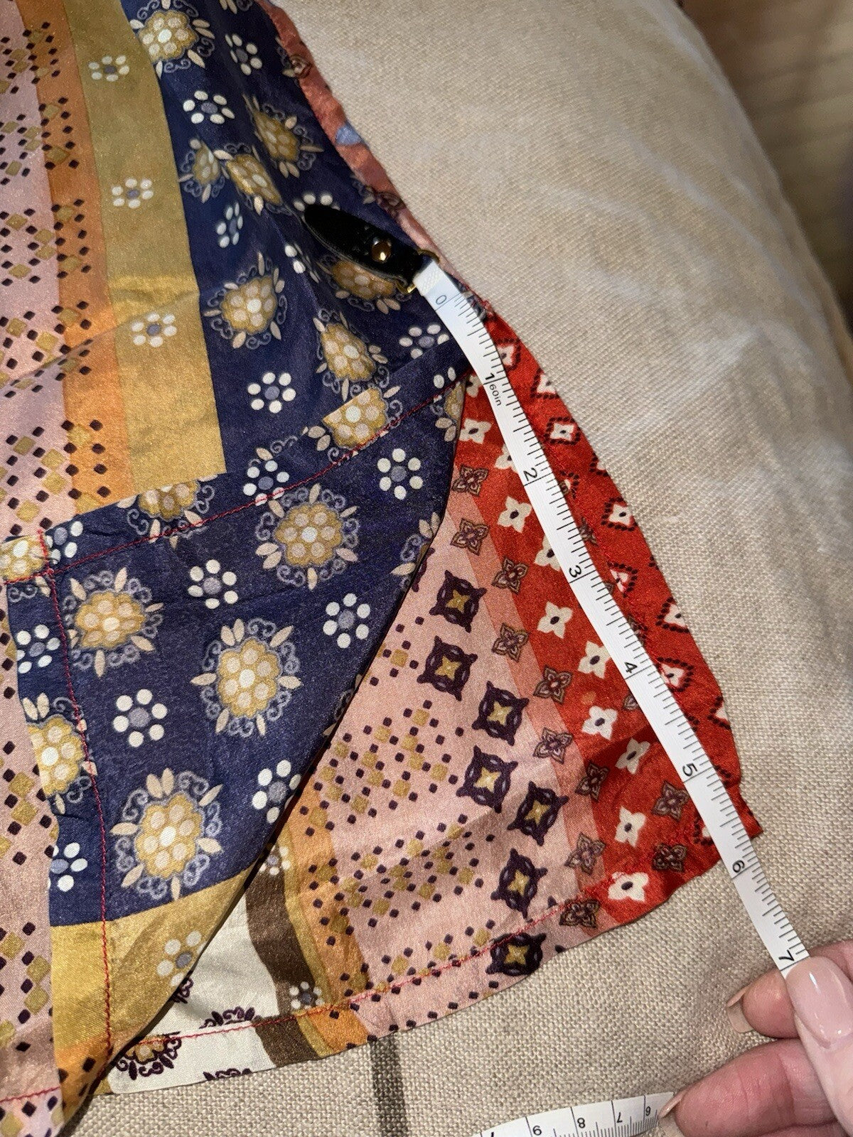 Johnny Was 3X 3XL 100% Silk Tunic Top Button Up Blouse Shirt Lightweight Cool Johnny Was