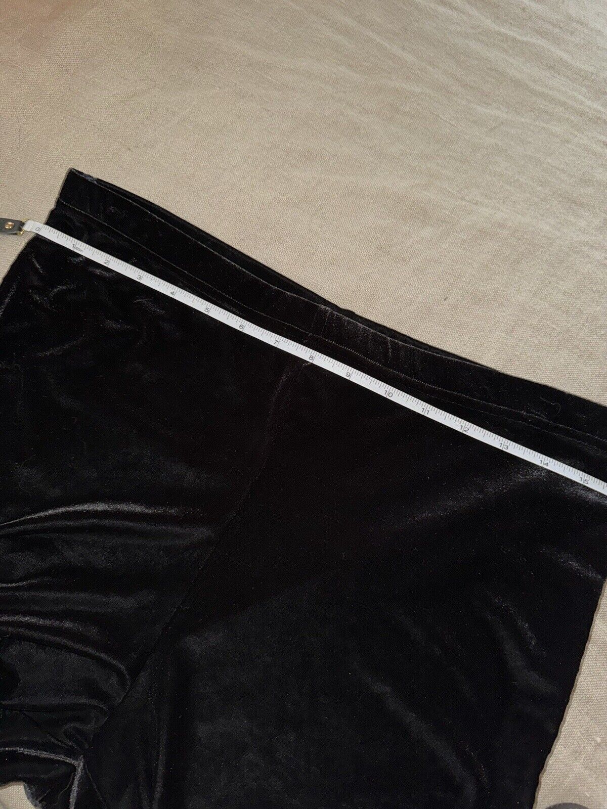 Johnny Was Black Velvet Leggings Pants Sz L Large Perfect With A Kimono