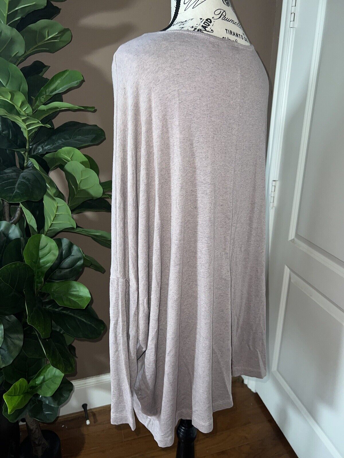 Bryn Walker Lavender Grey Dolman Sleeve Tunic Top M Medium  MSRP $178