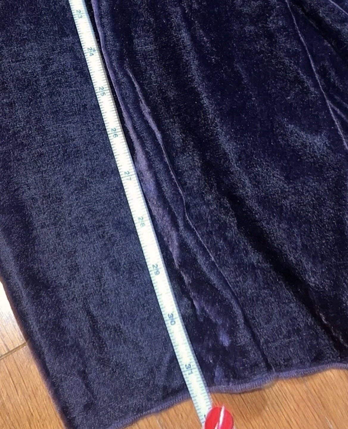 Johnny Was M Deep Purple Velvet Mini Shift Dress Butterfly Embroidered Tunic Top Johnny Was