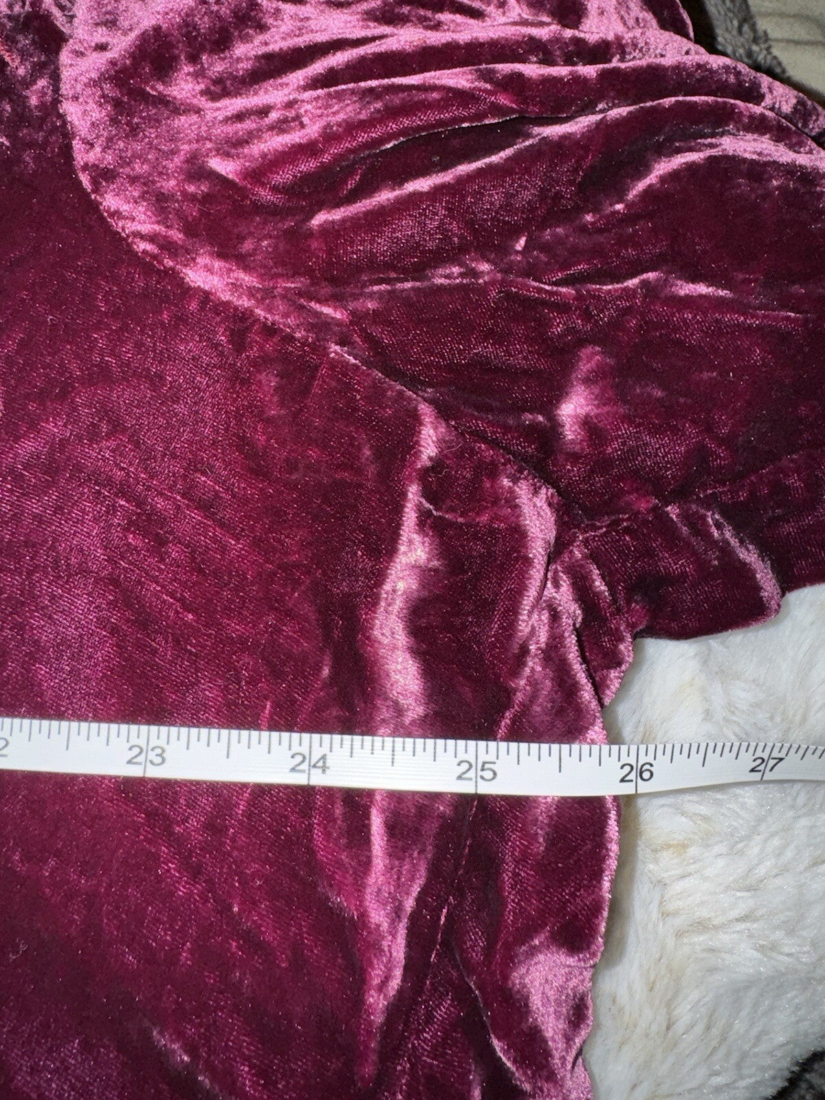 Johnny Was 1X Burgundy Wine Velvet Embroidery Shirt Peplum Top Button Babydoll Johnny Was