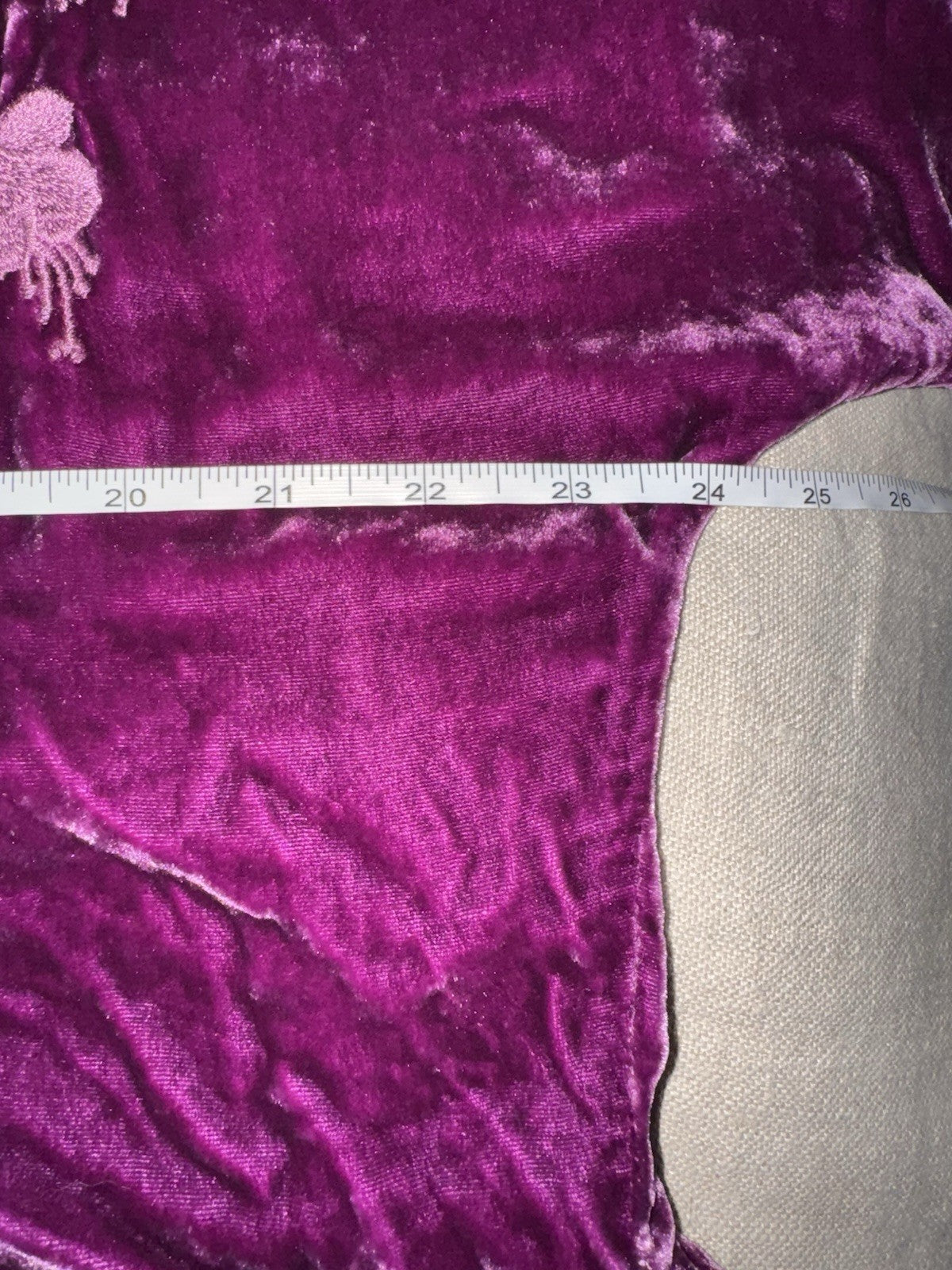 JOHNNY WAS XL Eggplant Velvet Midi Dress Tiered Embroidered Maxi $490 Retail Johnny Was