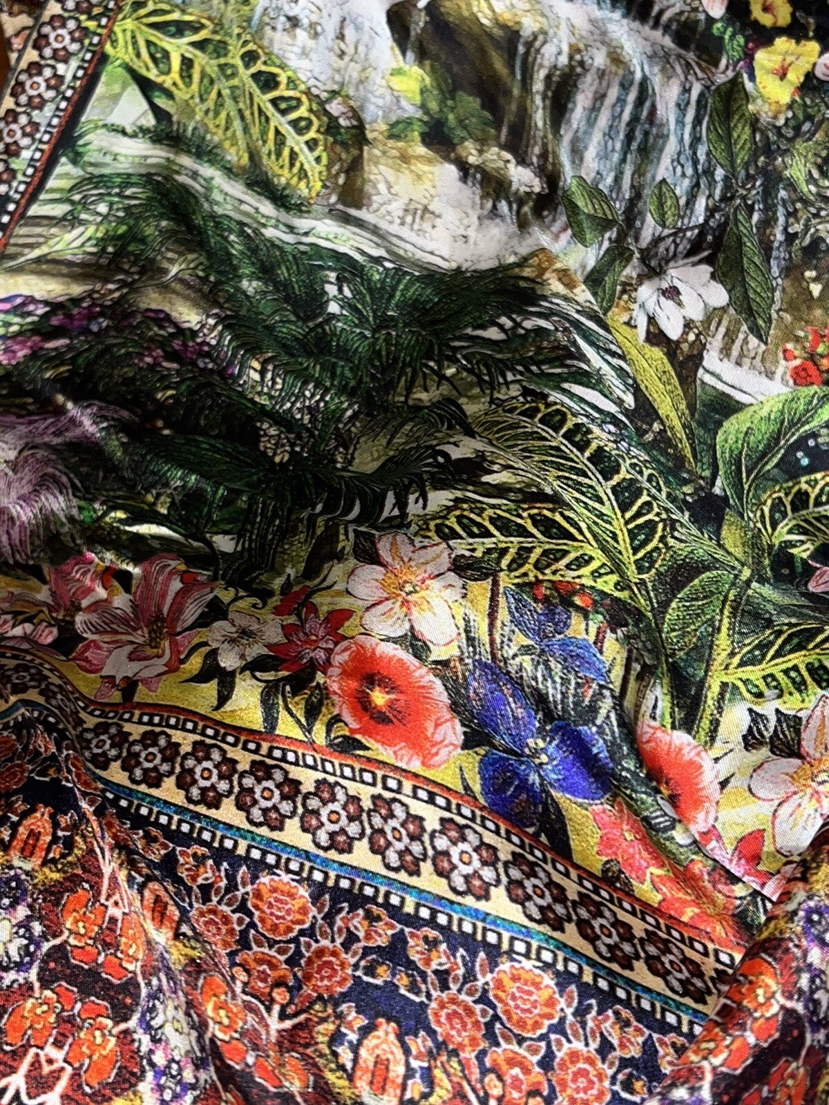 Johnny Was Silk Scarf Beautiful Condition Johnny Was