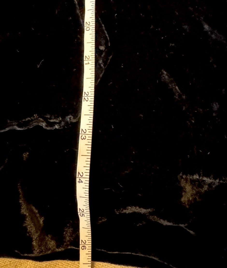 Johnny Was 1X Plus Black Velvet & Fur Hoodie Pullover Top Tunic Embroidered Johnny Was