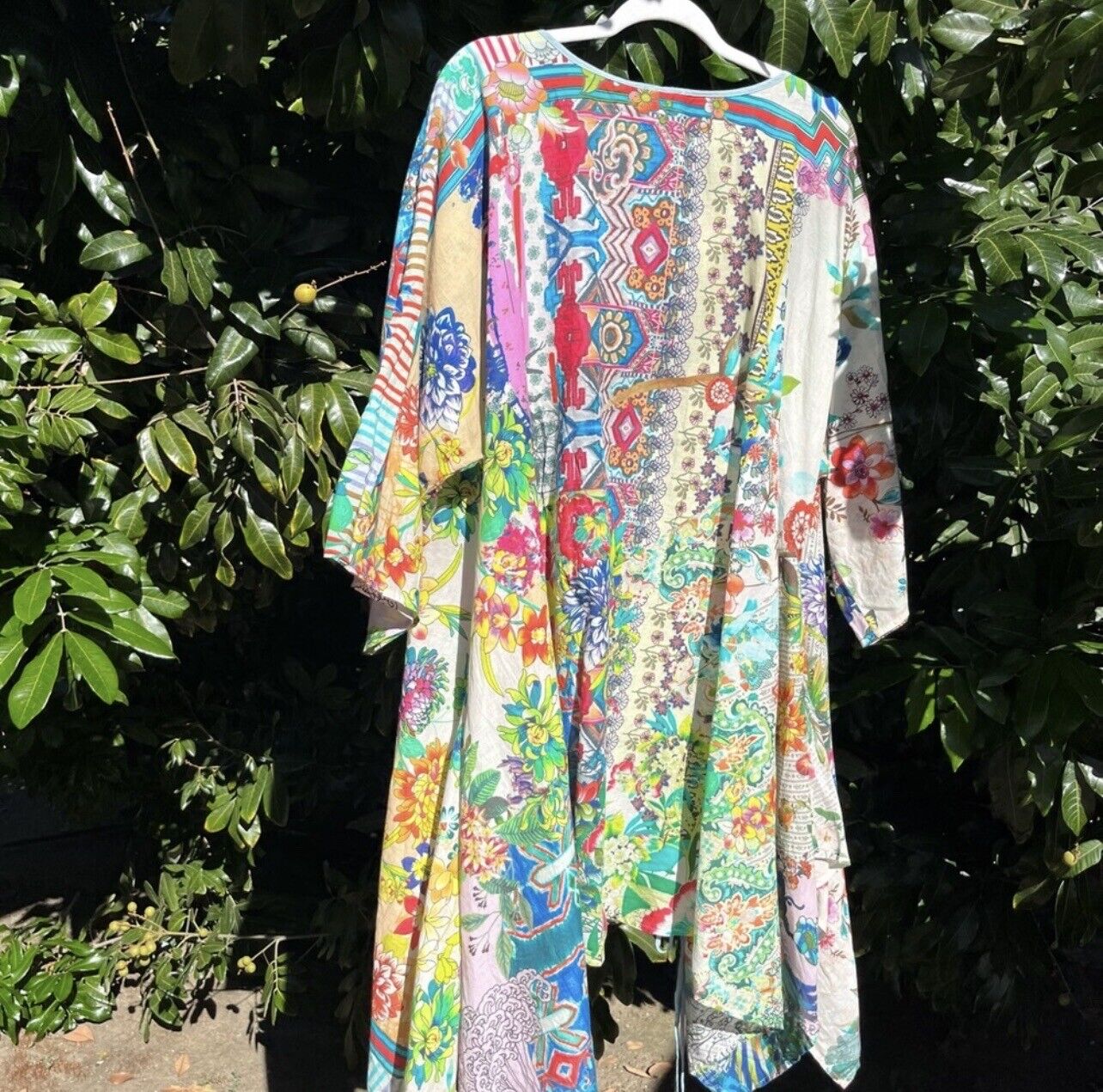 Johnny Was 3x Tunic Top With Kimono Sleeves