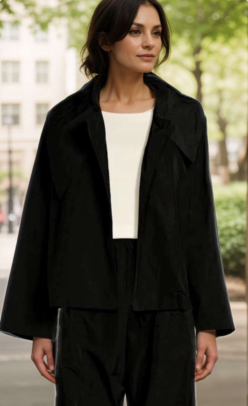 Bryn Walker Xl Black Jacket Assemetrical Collar New With Tags Bryn Walker