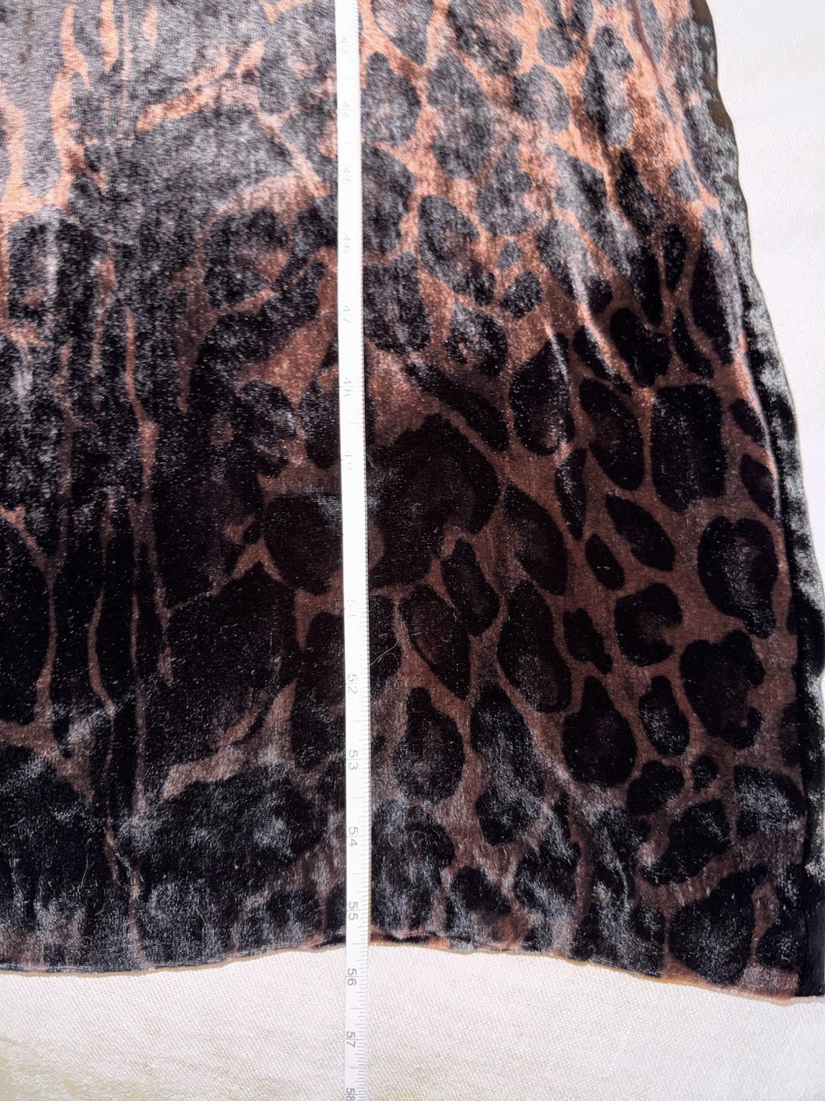 Johnny Was 2Pc Set XL Velvet Long Kimono & Romper Jumper Leopard $830 Retail Johnny Was