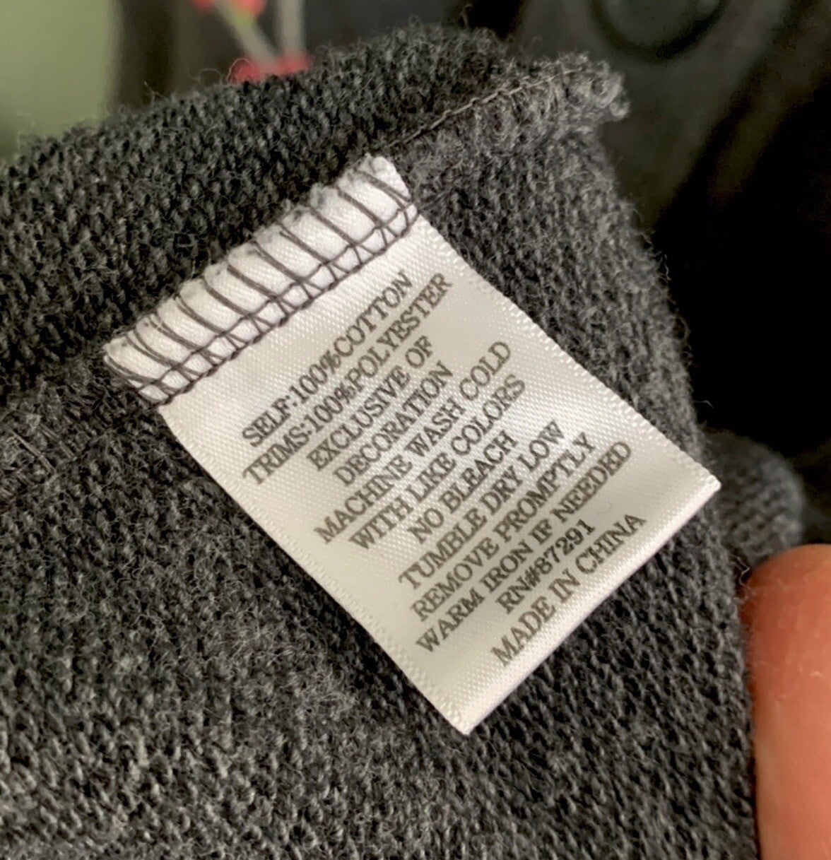 Johnny Was 1X Charcoal Military Style Coat Jacket Wrap Embroidered Soft & Warm Johnny Was