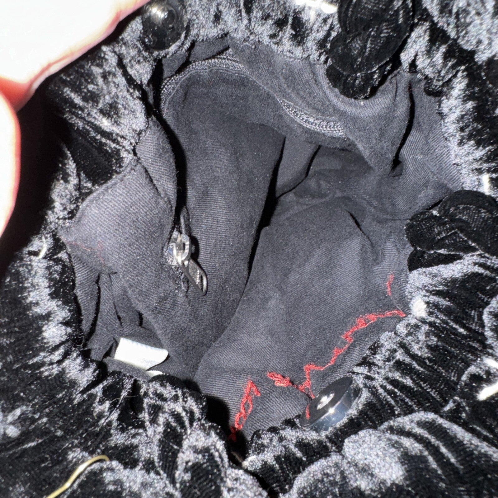 Johnny Was Black Velvet Embroidered Hobo Bag Tote Purse Pink Roses & Paisley Johnny Was