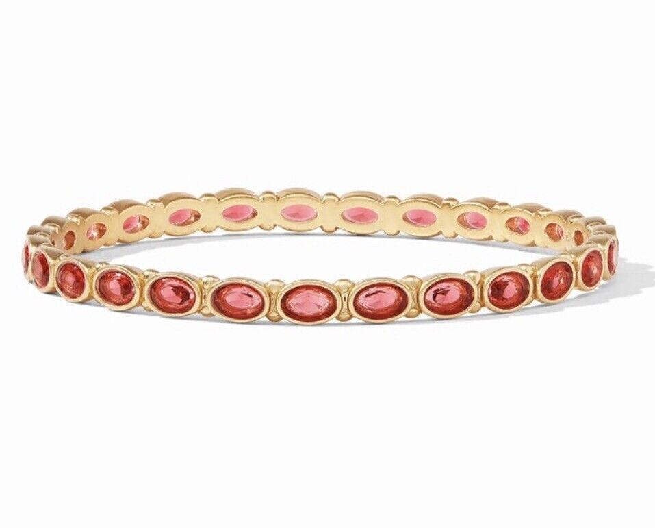 NEW Julie Vos Mykonos Ruby Bangle Sz Large NWT