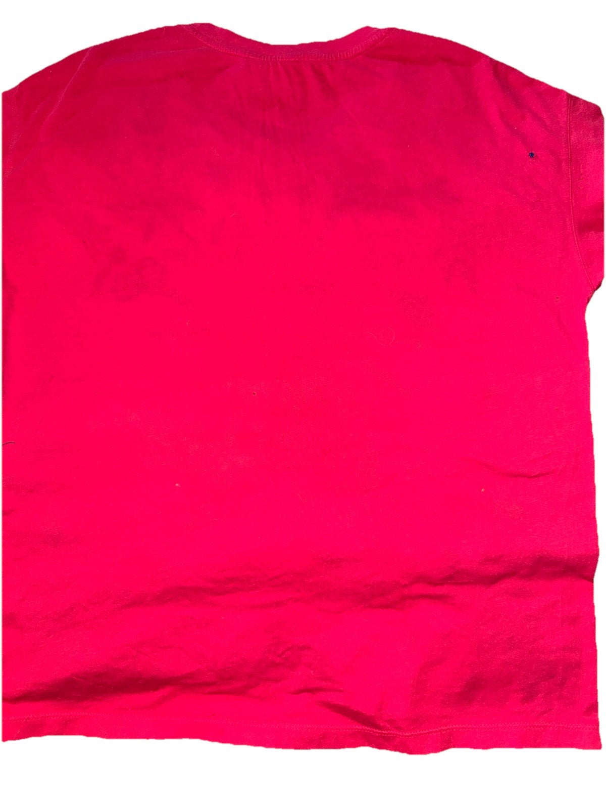 Johnny Was S Small Pink Cap Sleeve Tee T-Shirt Embroidered Bohemian *FLAWS* READ Johnny Was