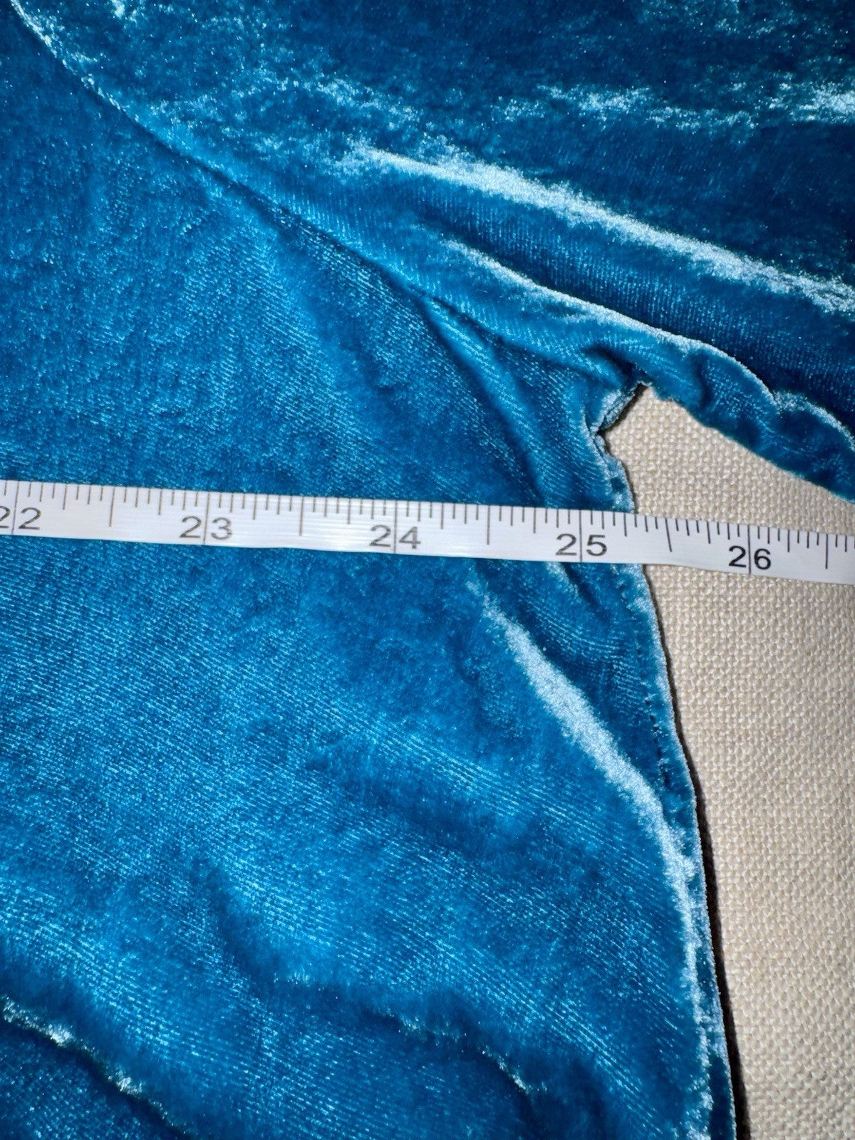 Johnny Was 1X Plus Turquoise Blue Velvet Tunic Top Long Sleeve Blouse Shirt Johnny Was