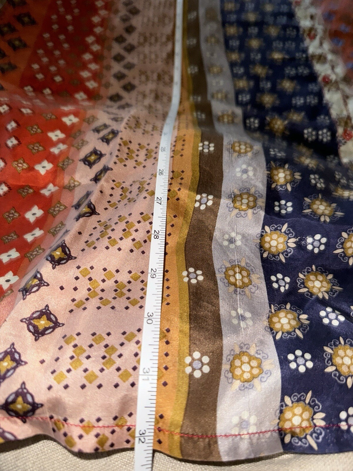 Johnny Was 3X 3XL 100% Silk Tunic Top Button Up Blouse Shirt Lightweight Cool Johnny Was