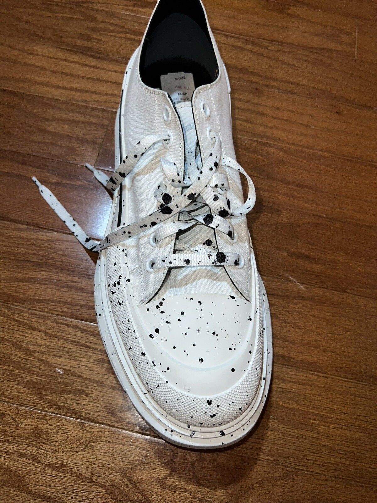 Alexander McQueen Tread Slick Speckled Sneakers NWT Retail $720 sz 49 US 16 HOT3