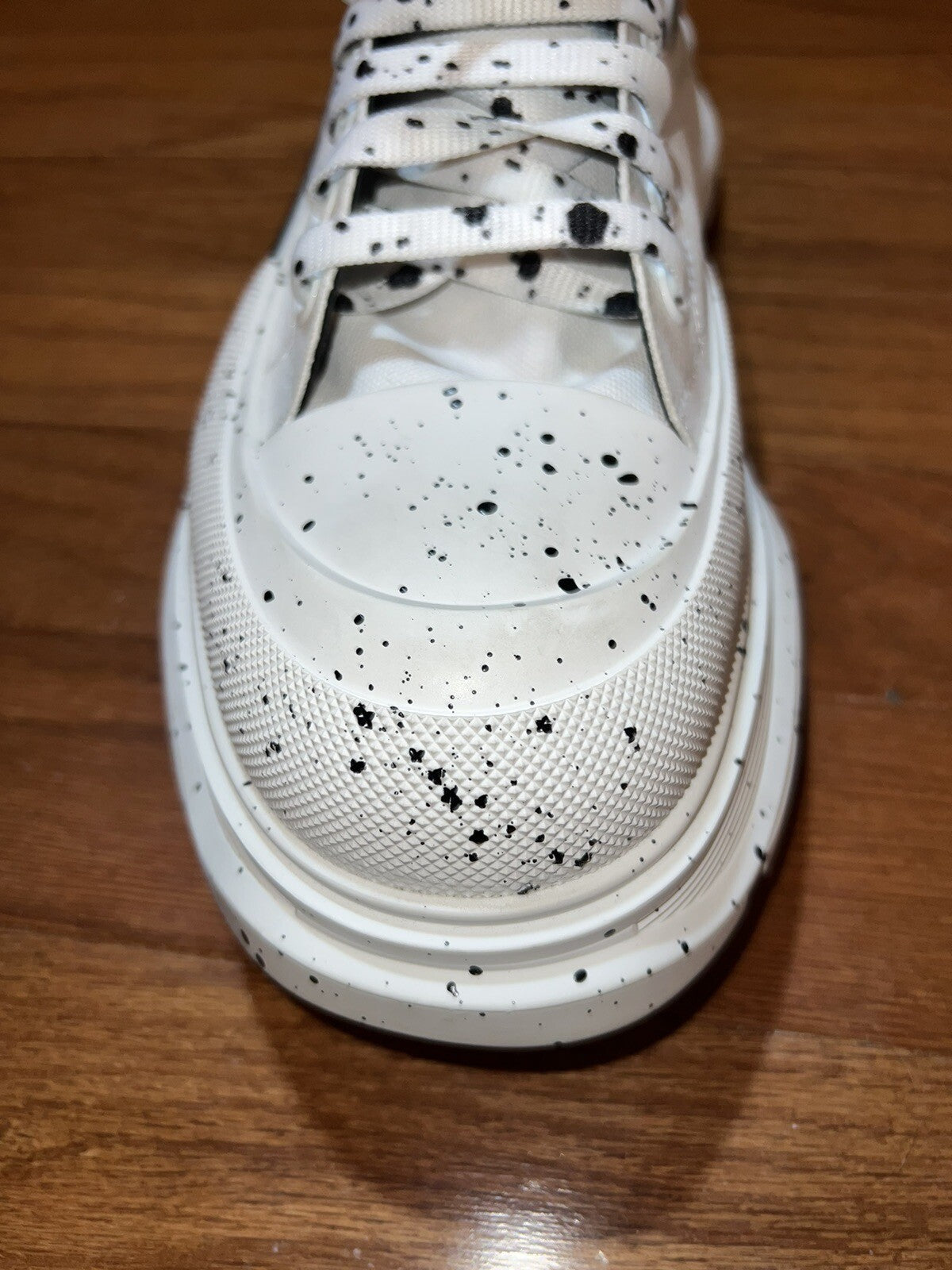 Alexander McQueen Tread Slick Speckled Sneakers  Retail $720 sz 49 US 16 5 Alexander McQueen