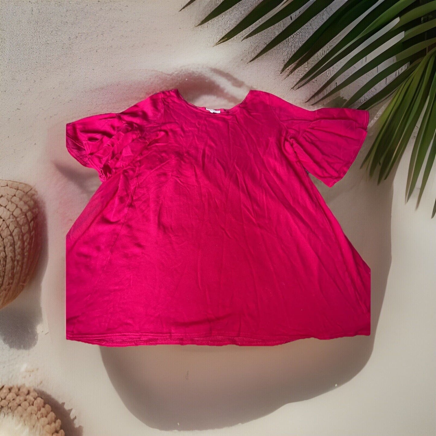 Bryn Walker M Medium Pink Babydoll Dress Or Top OVERSIZED French Terry Bryn Walker