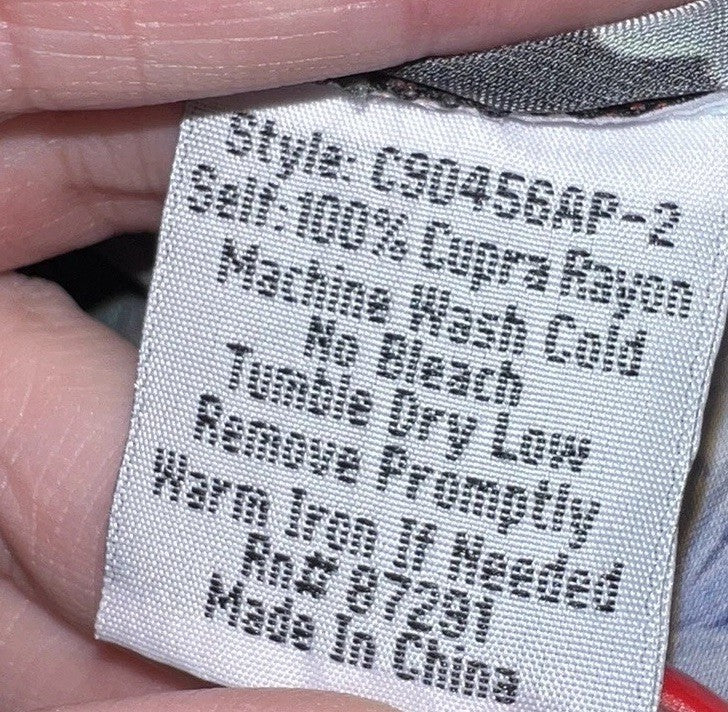 Johnny Was M Medium Silky Kimono Cardigan Duster Jacket Embroidered Trim Pockets Johnny Was