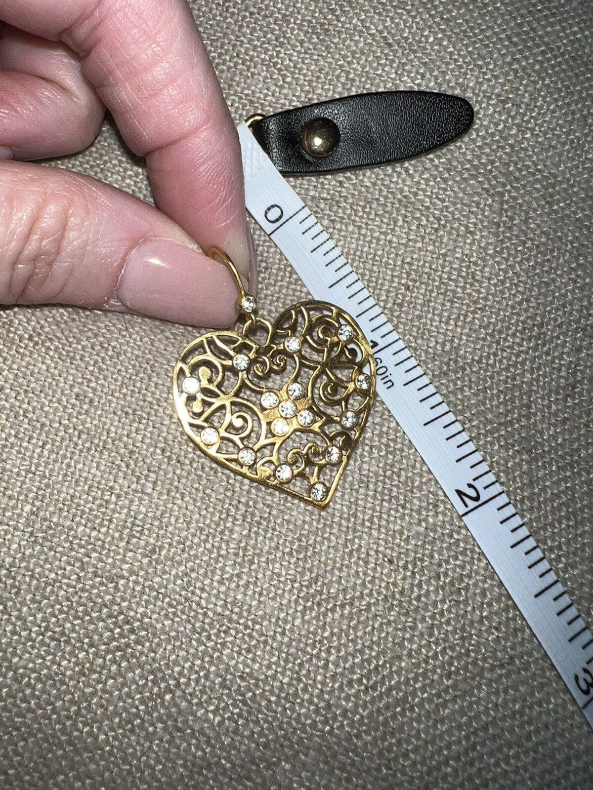 Julie Vos Heart Earrings CZ Embellished 24k Gold Plated Luxe statement Julie Vos