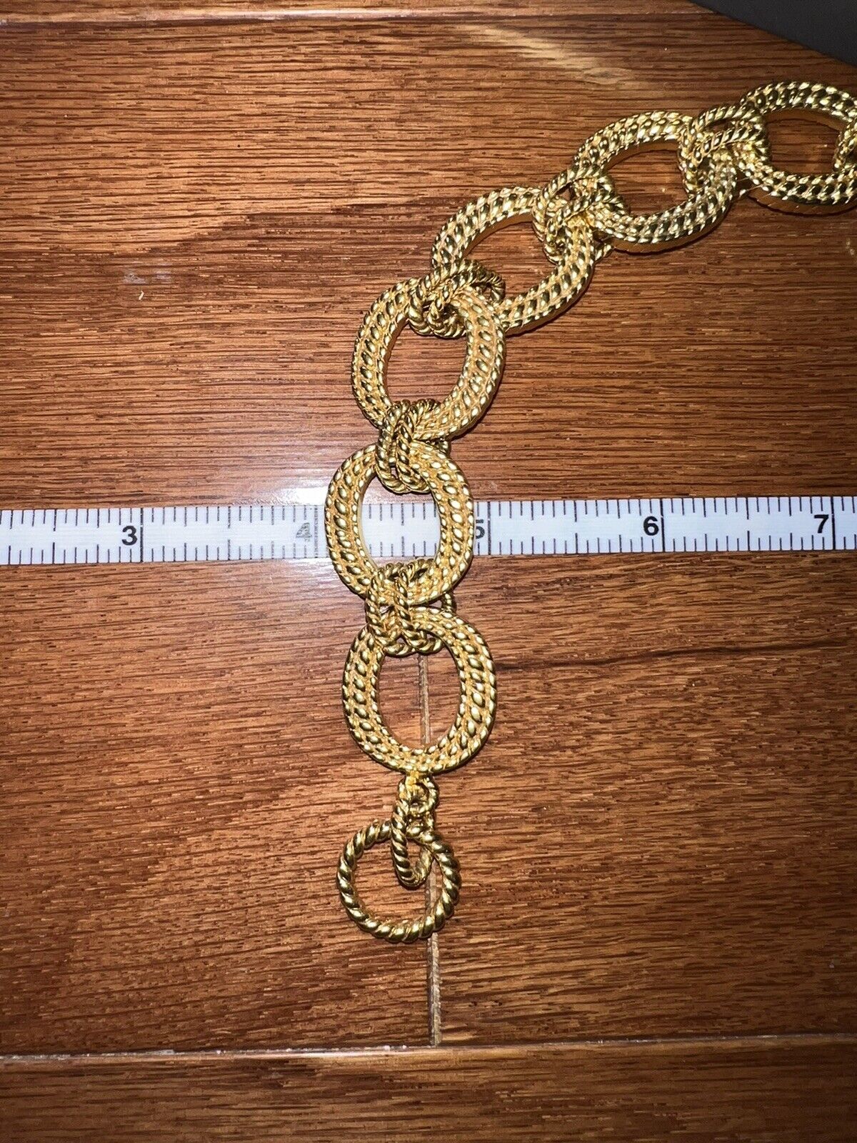 NEW Julie Vos Heavy Link Necklace 19” Long ADJUSTABLE Toggle 24k Gold Plate NWOT