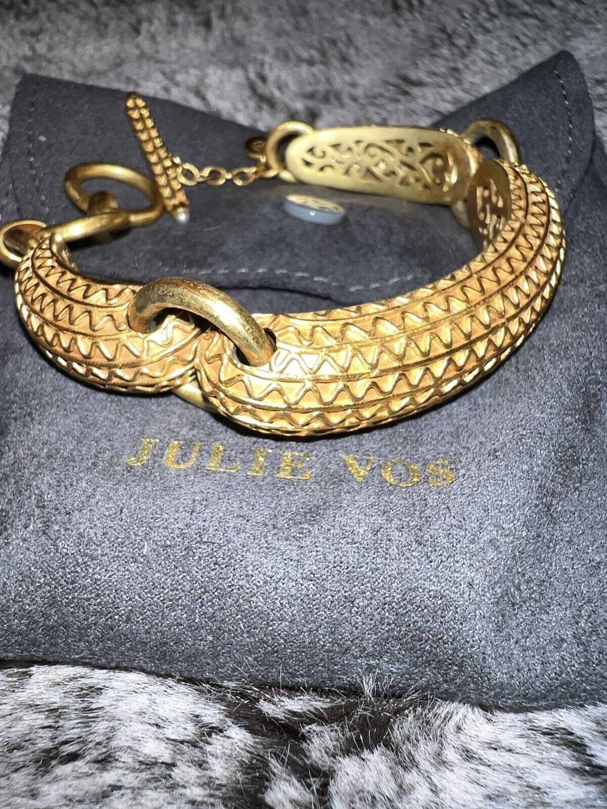 Gorgeous Julie Vos Link Bracelet Worn Twice Retail $495