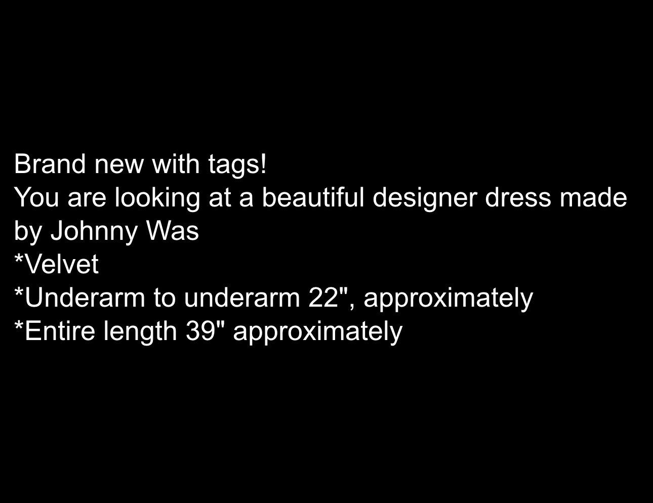 JOHNNY WAS L Velvet Tiered Mini DRESS Babydoll Tunic Top BOHO Beaded Tassels Johnny Was